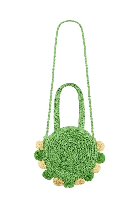 Sac de plage pompon
