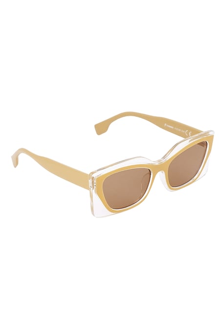 Doppelrahmen-Sonnenbrille – Orange  2
