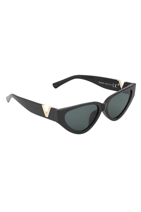 V-Statement-Sonnenbrille – Schwarz 2