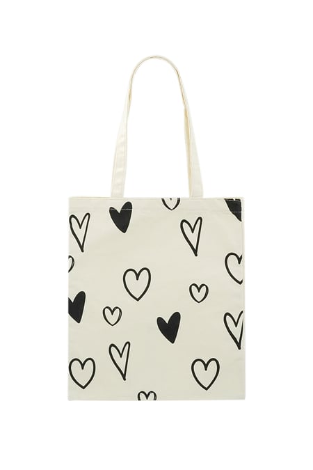 Canvas shopper hearts 2
