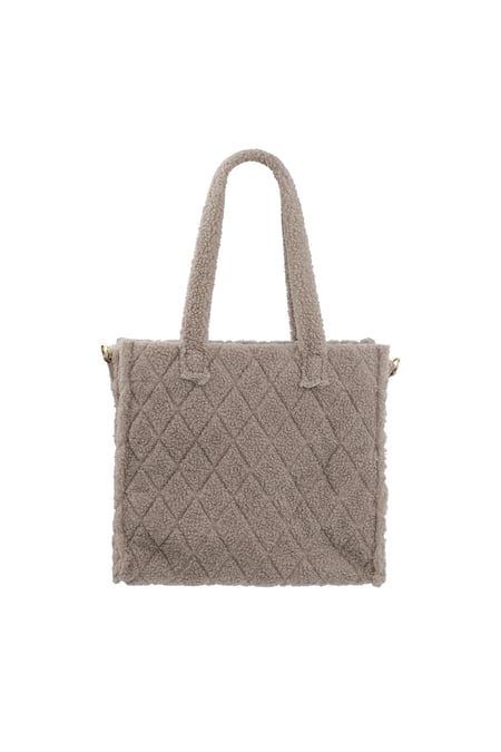 Fuzzy tote tas 2