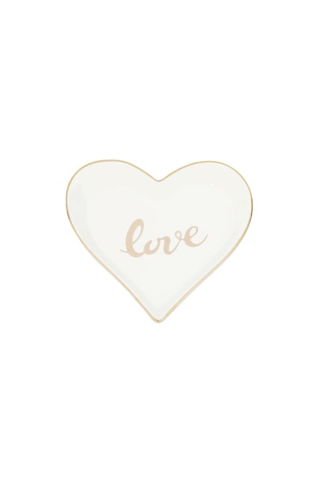 Glazen display love on 2