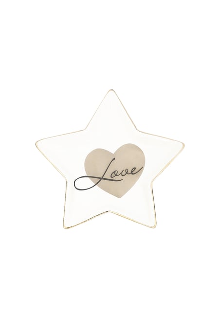Glass display star love 2