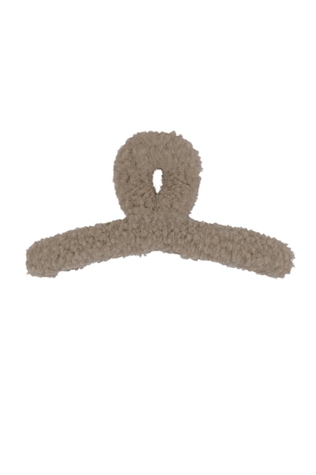 Pinza para el pelo con forma de osito de peluche, color marrón 2