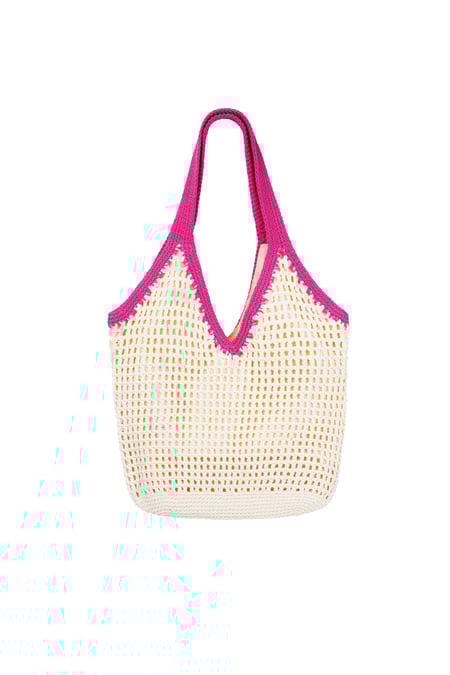 Bolsa de playa con asa de color 2