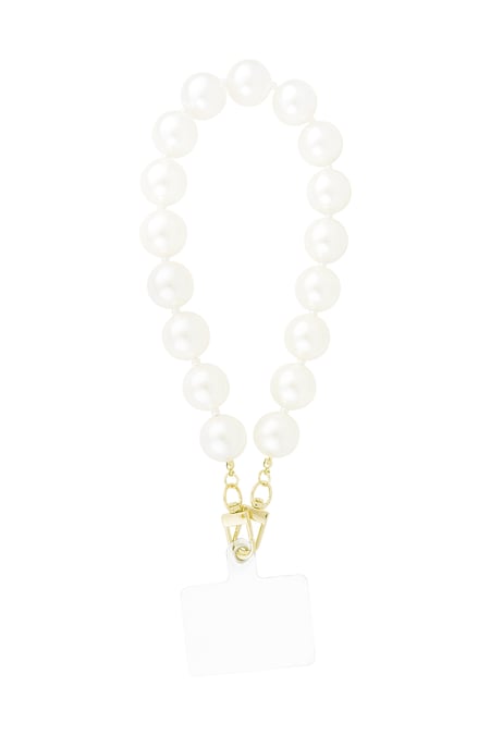 telefoonkoord chic pearl