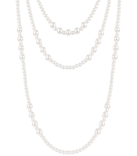 Collier superposé de petites perles 2