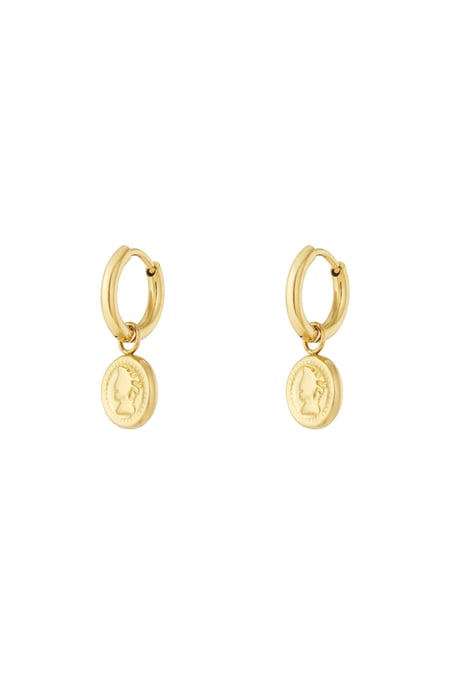 Boucles d&#39;oreilles pièces de monnaie Muse 2