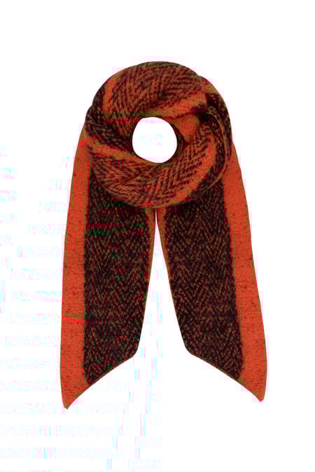 Echarpe imprimé zigzag multi 2