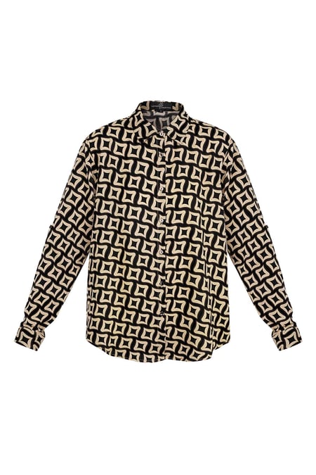 Blouse retro print 2