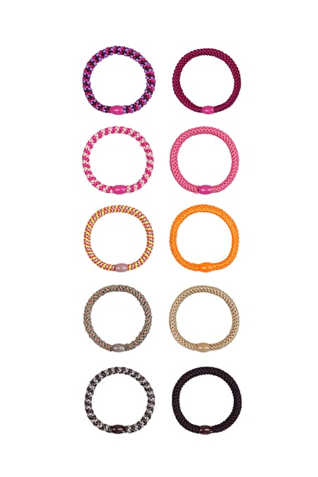 Hair elastic bracelets box bright and basic - multi 2