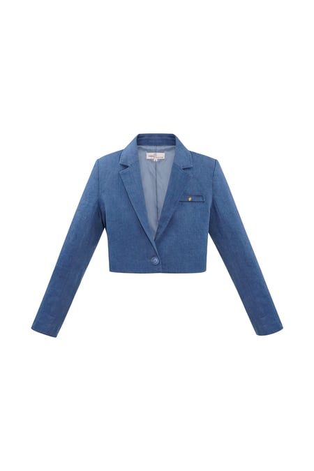 Blazer court en jean 2