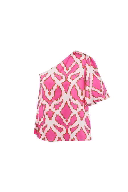 One-shoulder top tropical bliss 2