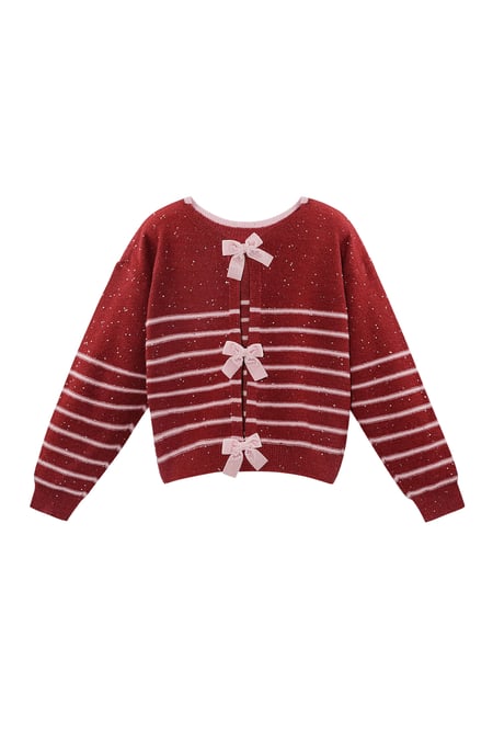 Bow Delight Strickjacke 2