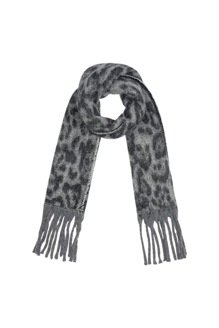 Schal mit Leopardenmuster 2
