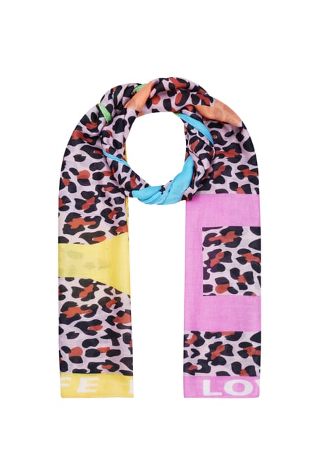 Schal festlicher Panther-Print 2