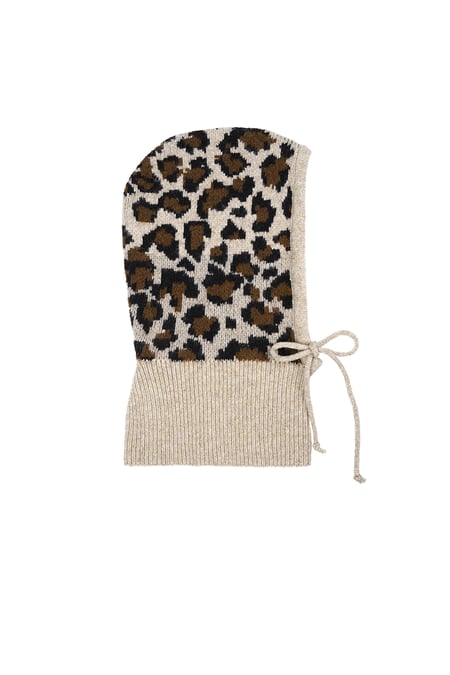 Leopard print balaclava 2