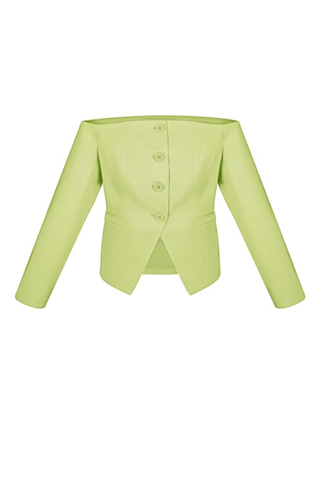 Off-Shoulder-Blazer-Oberteil 2