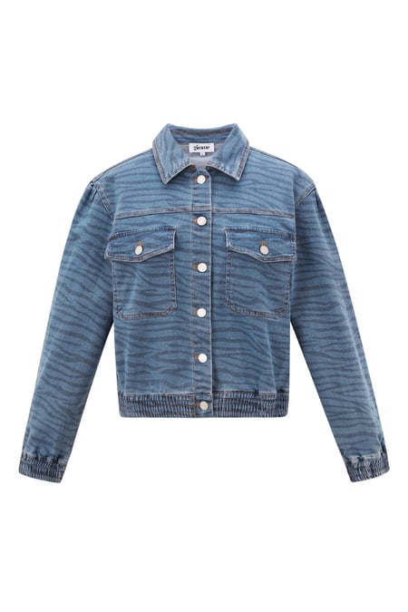 Jacke im Twinning-Zebra-Stil 2