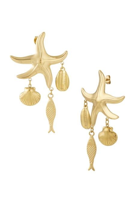 Boucles d&#39;oreilles Trésors d&#39;étoiles de mer 2