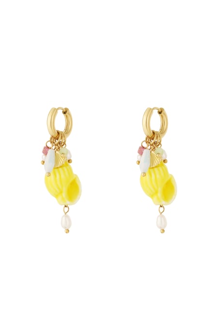 Shell party earrings