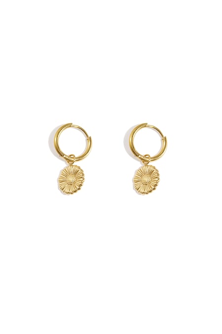 pendientes con dijes flora 2