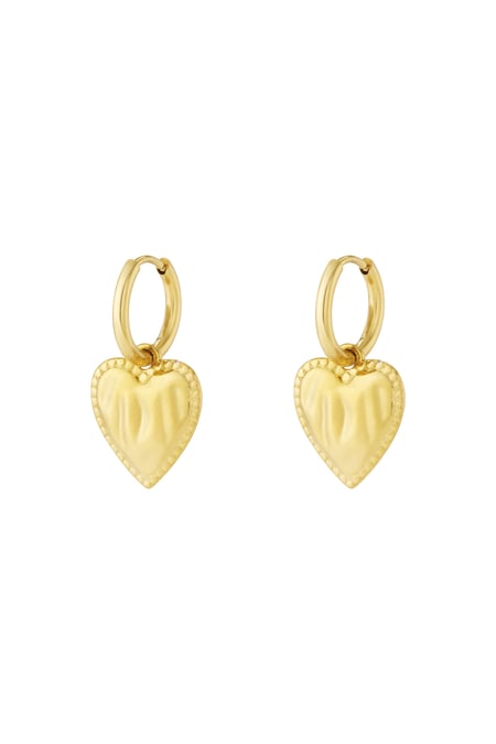 Boucles d&#39;oreilles coeur basiques 2