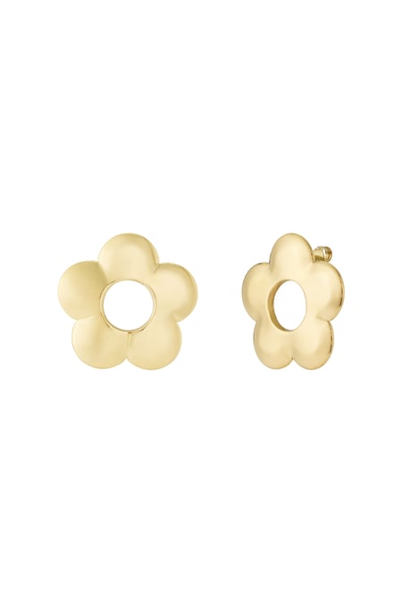 Grote bloemen oorbellen 2
