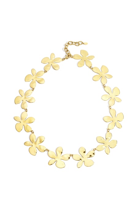 Stainless Steel Chain Necklaces Flower Casual Daily Simple Series Women's jewelry 2