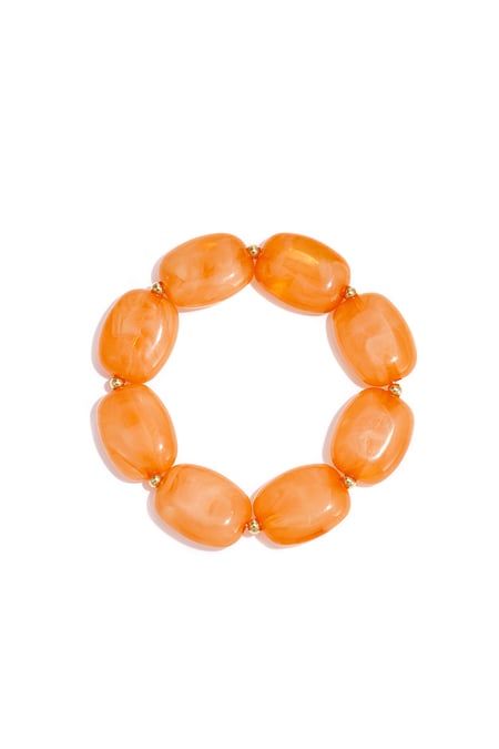 Bracelet with squoval beads 2