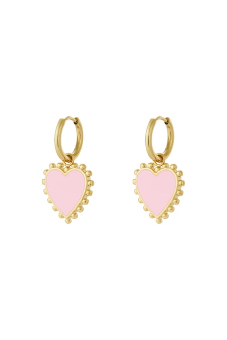 Orecchini a forma di cuore funky 2