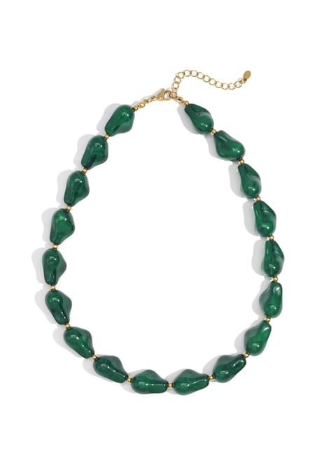 Collares de cuentas acrílicas, cuentas, casual, diario, serie simple, joyería para mujer