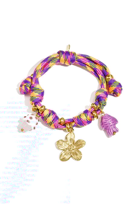 Rope Charm Bracelets Flower Casual Daily Romantic Series Women's jewelry 2