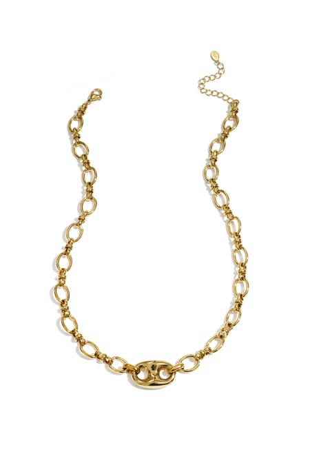 Necklace with button detail 2