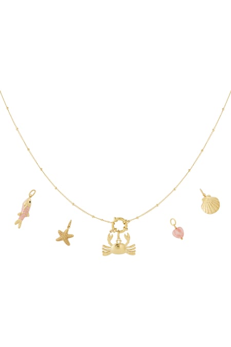 Crab DIY necklace 2