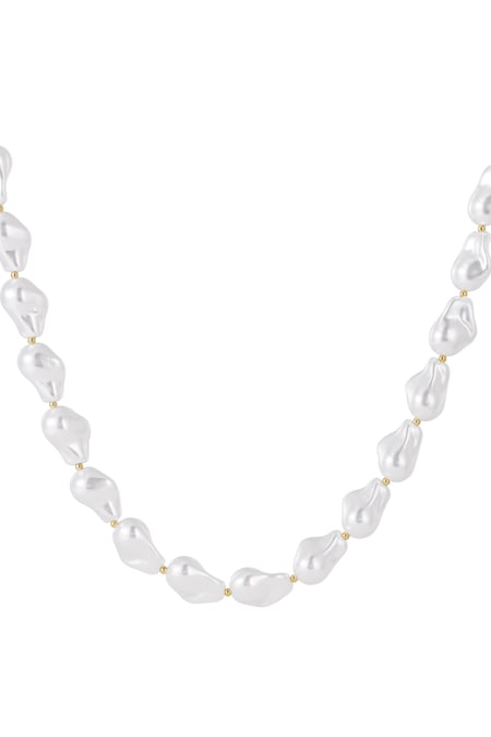 Collares de perlas de imitación con cuentas, estilo casual, para vacaciones o playa, serie sencilla, joyería para mujer 2