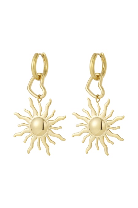 Warm Sunrays earrings 2