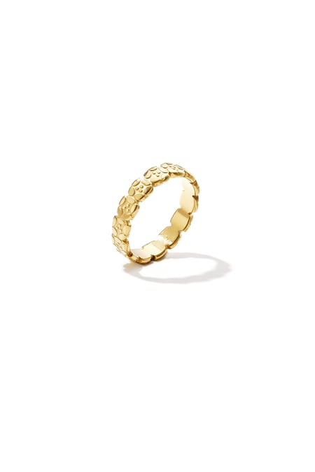 Ring with floral print 2