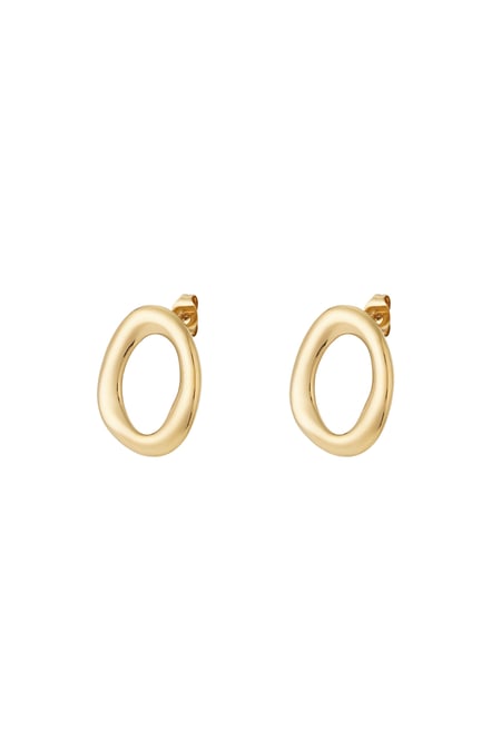 Modern oval Earrings 2