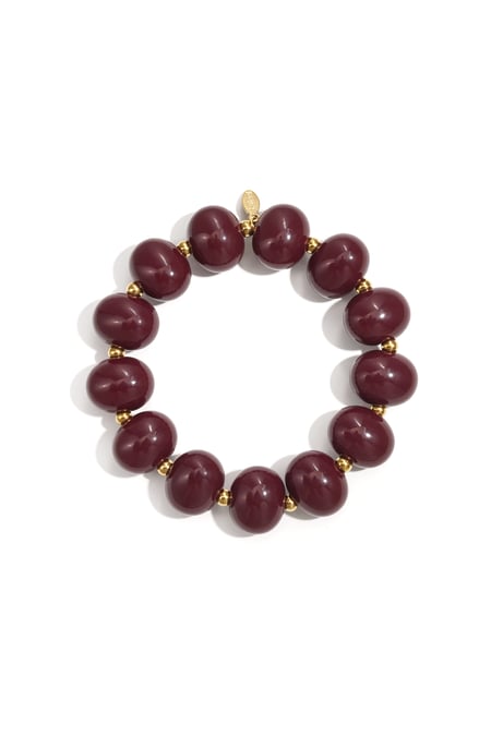 Braccialetti con perline in acrilico, perline, casual, quotidiani, semplici, serie di gioielli da donna-15mm*12.5mm 2