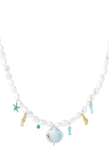 Collane di perle artificiali con perline, stile tartaruga, casual, per vacanze/spiaggia, semplici, da donna 2