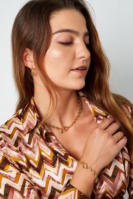 collier maillons ronds