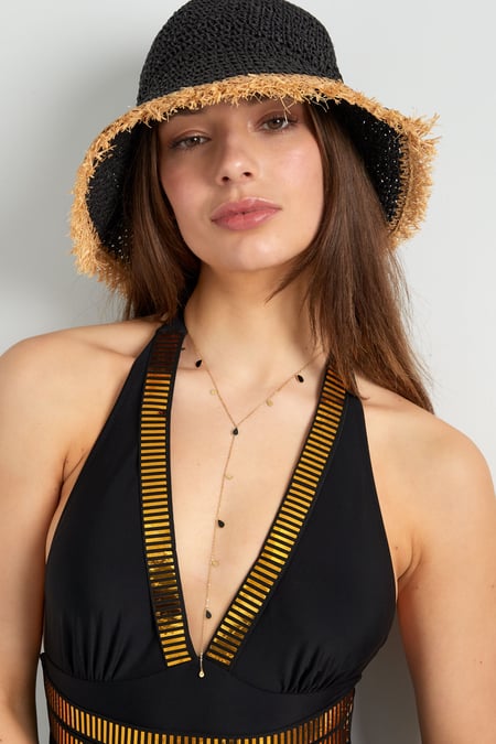 lange ketting emaille druppel