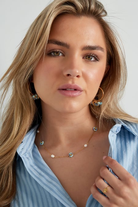 necklace floral dazzle