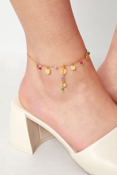 bracelet de cheville amour d'été