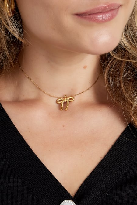 necklace bow baby