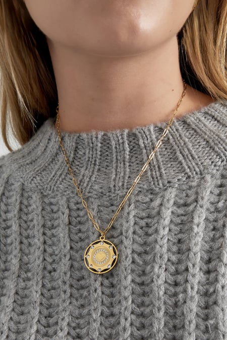statement love pendant necklace