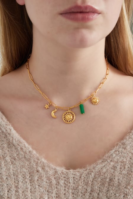 collar rayos radiantes