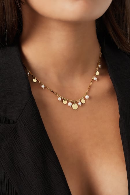 Geprägte Eleganz Halskette