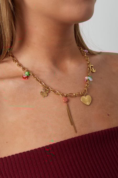 Collar Charm Loop Dreams - Color Oro